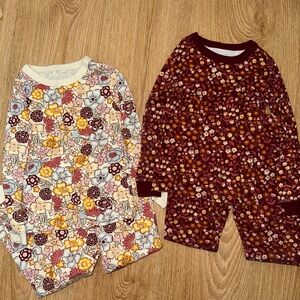 Floral Kids Pajama Set - Multicolor